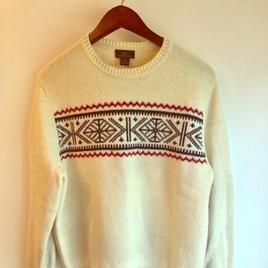 Cozy Vintage Oversized Fair Isle  Sweater
